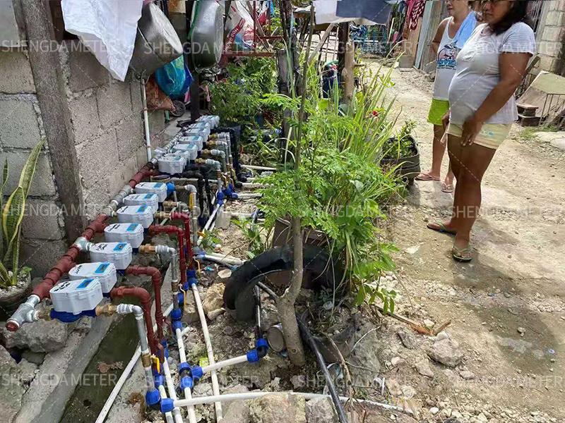 LoRaWAN water meter installed in Philippines