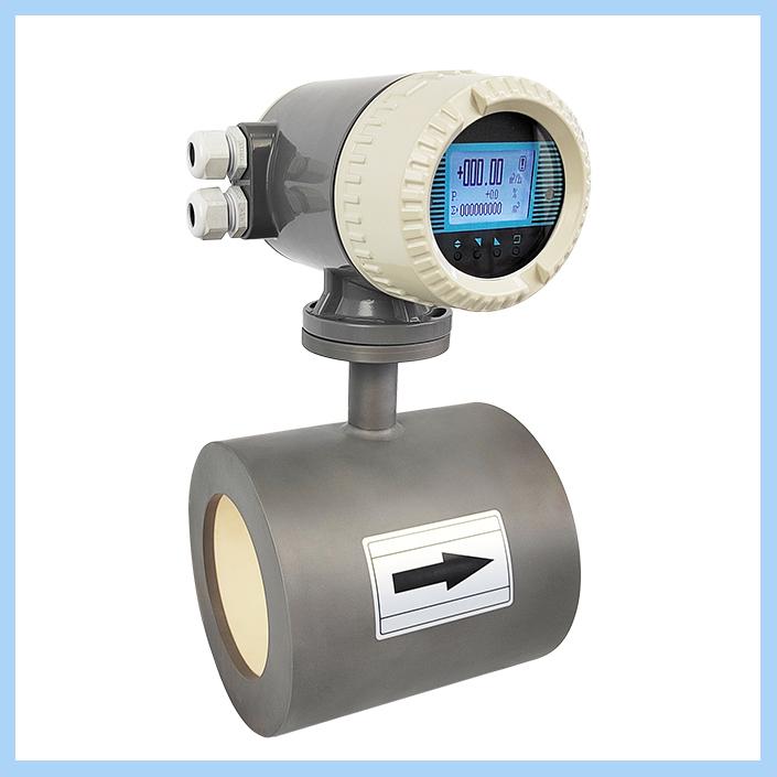 Magnetic flow meter with ceramic tube