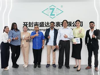 Malaysian Clients Visits Shengda Water Meter Factory